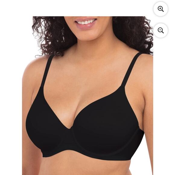 Kindly | Women’s Bra Black T-Shirt Bra 40002 Sustainable Tailored Full Coverage - Picture 2 of 10
